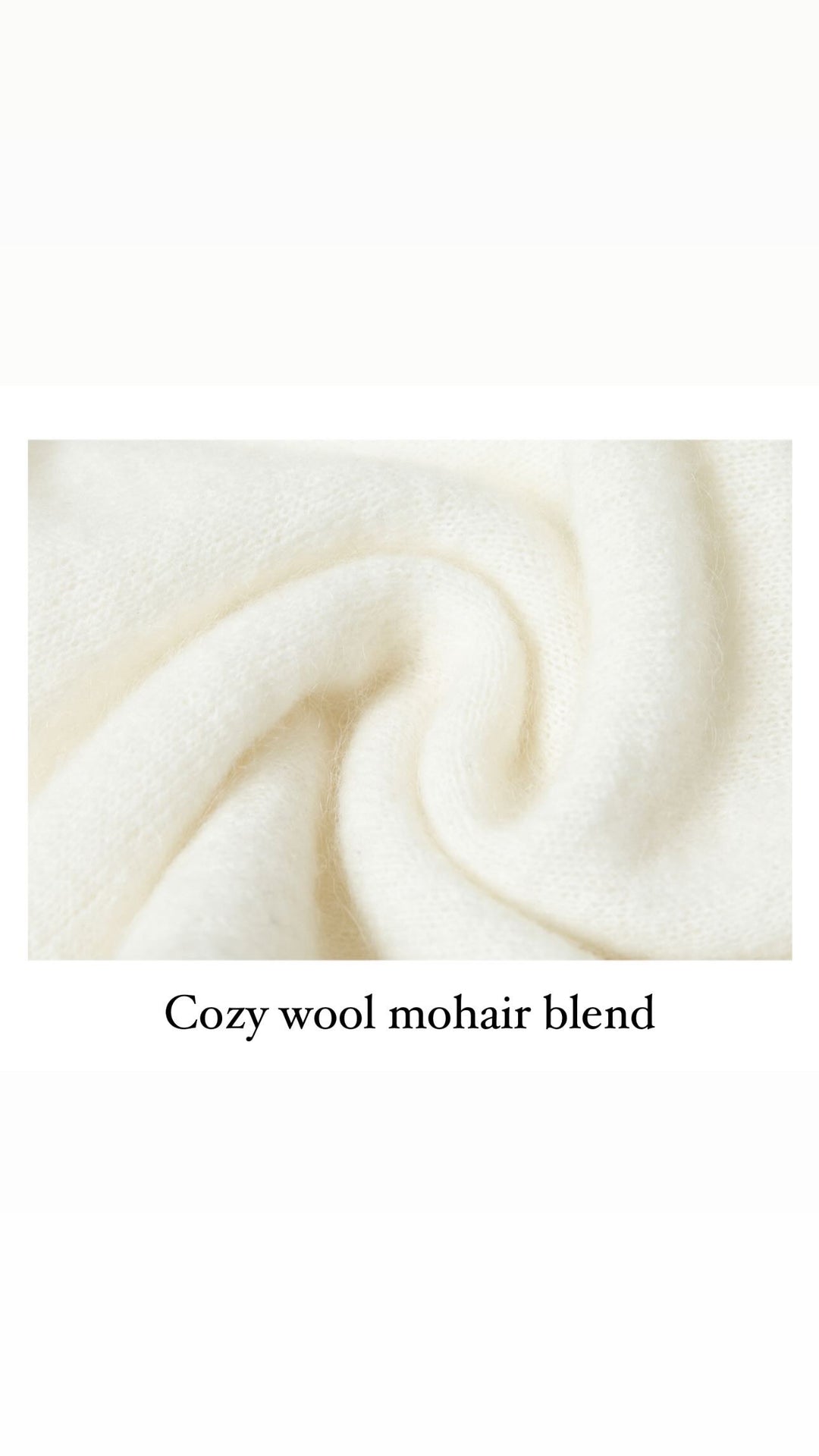 Tao Thermal Tech™ • Cozy Mohair Wool Sweater • Flowy Long Cardigan • All Seasons • Gender Neutral