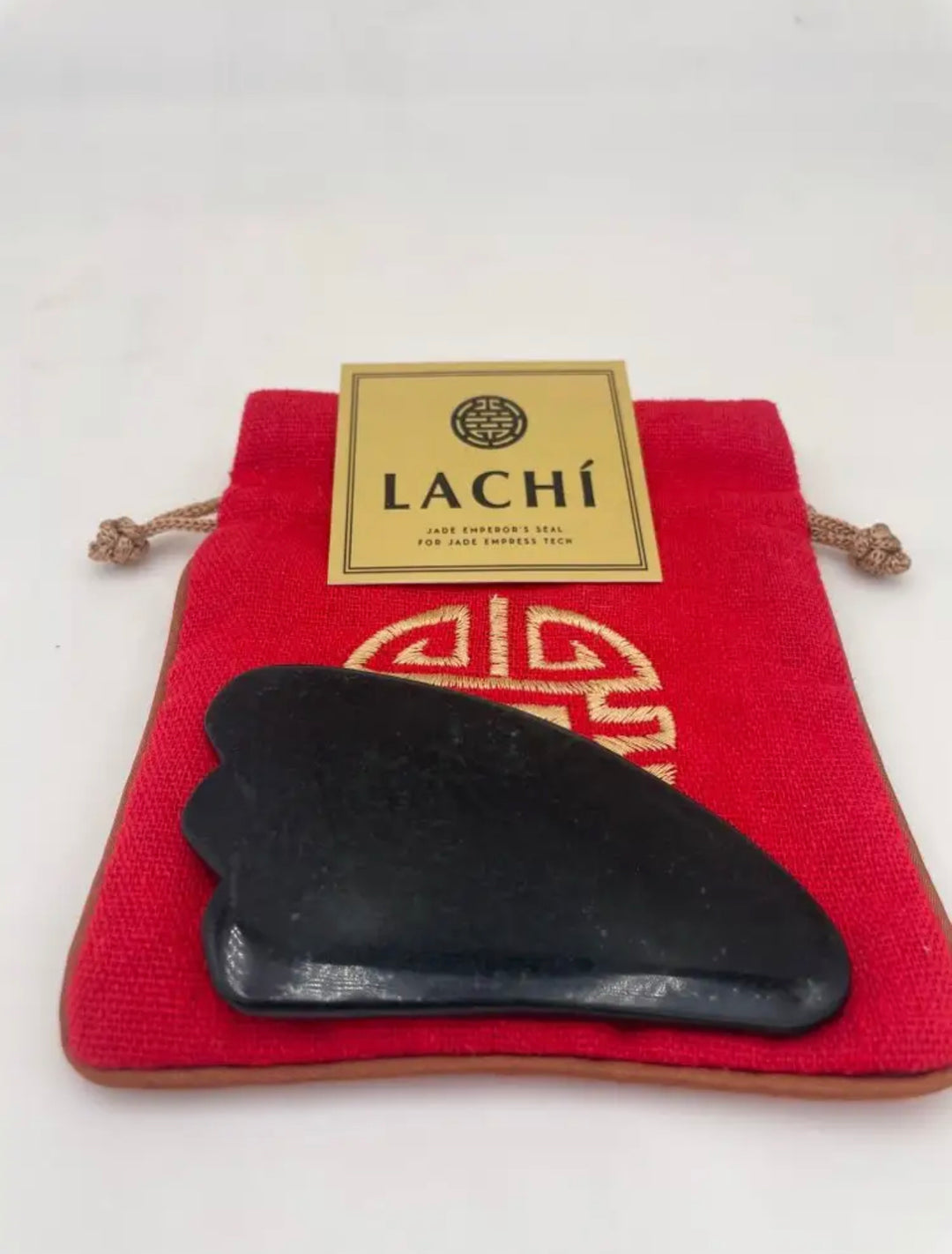 The Dao 道 of Zen Jade Gua Sha in Jade Medicine King Stone • Premium • Thick • Includes Gift Box