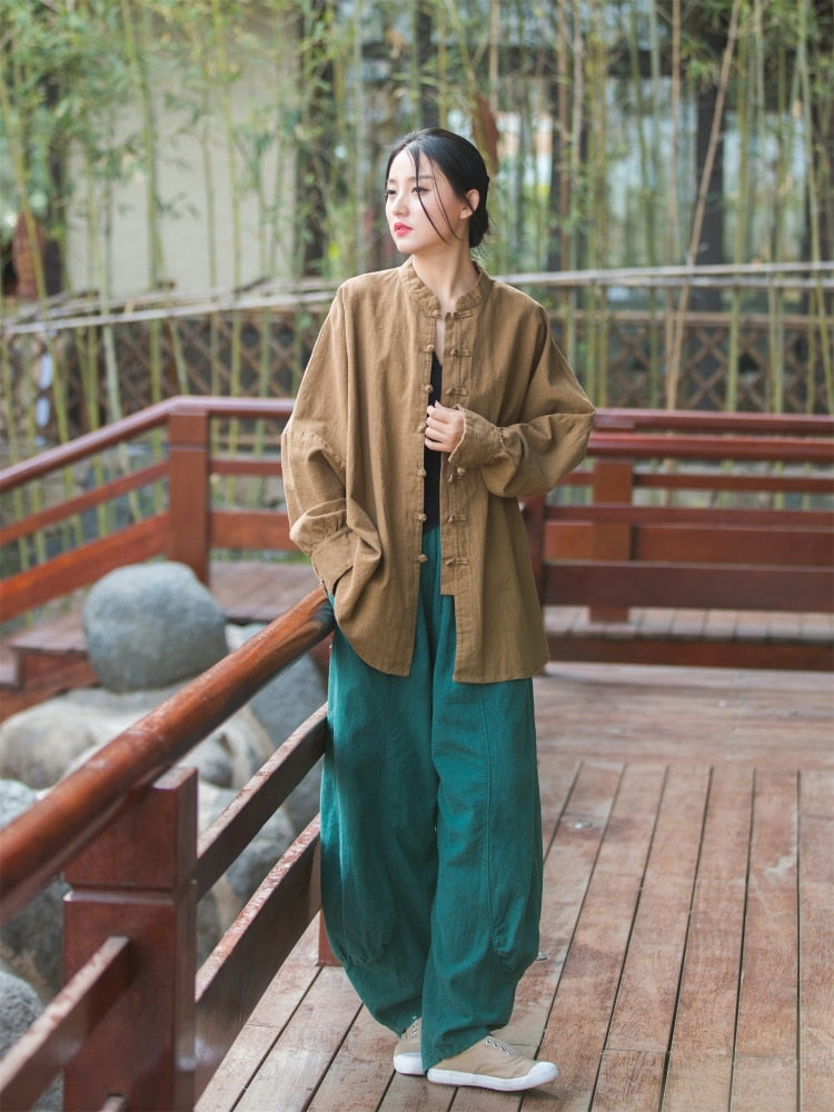 The Dao 道 of Zen Beautification Top & Jacket • Thick, Cooling, Warm & Breathable • Qigong, Business, Daily • Gender Neutral