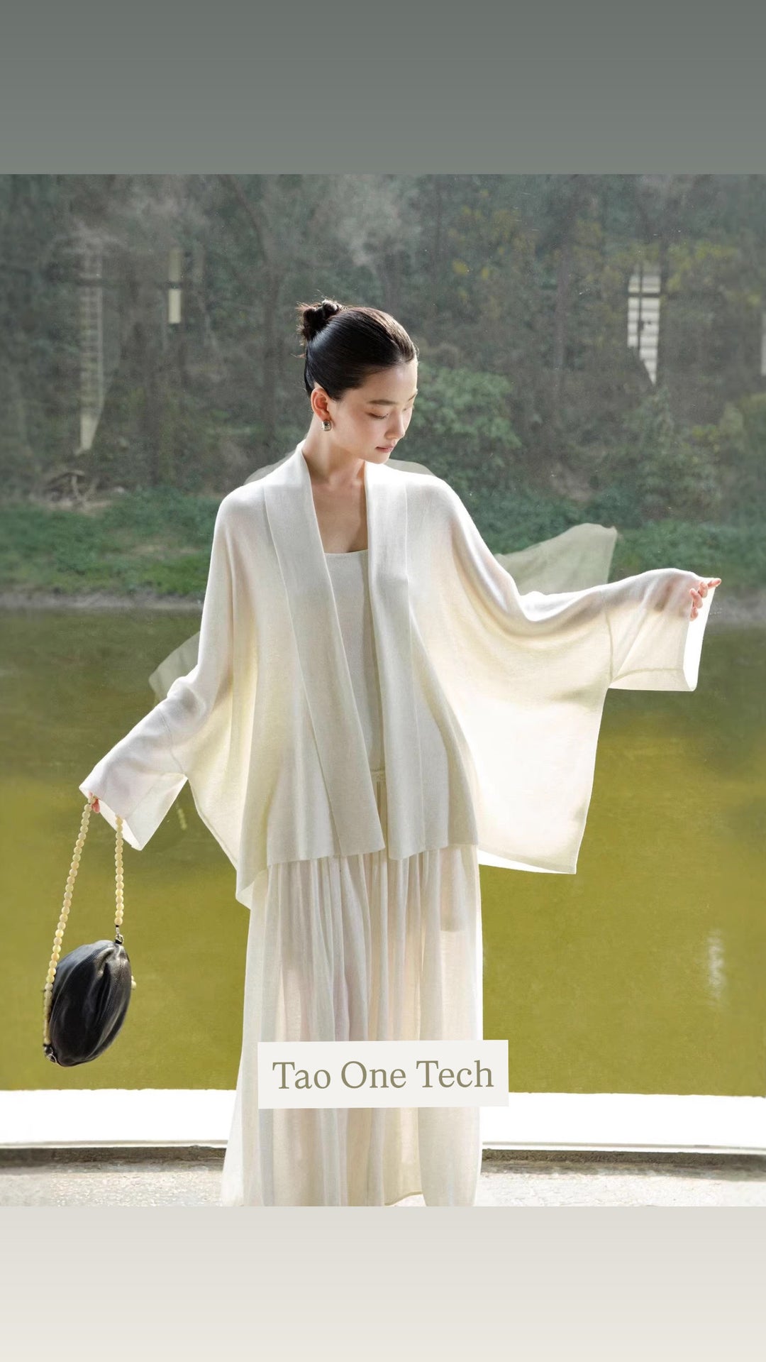 Tao One Tech™ • Silky Breeze Cardigan Kimono • Tencel Lyocell