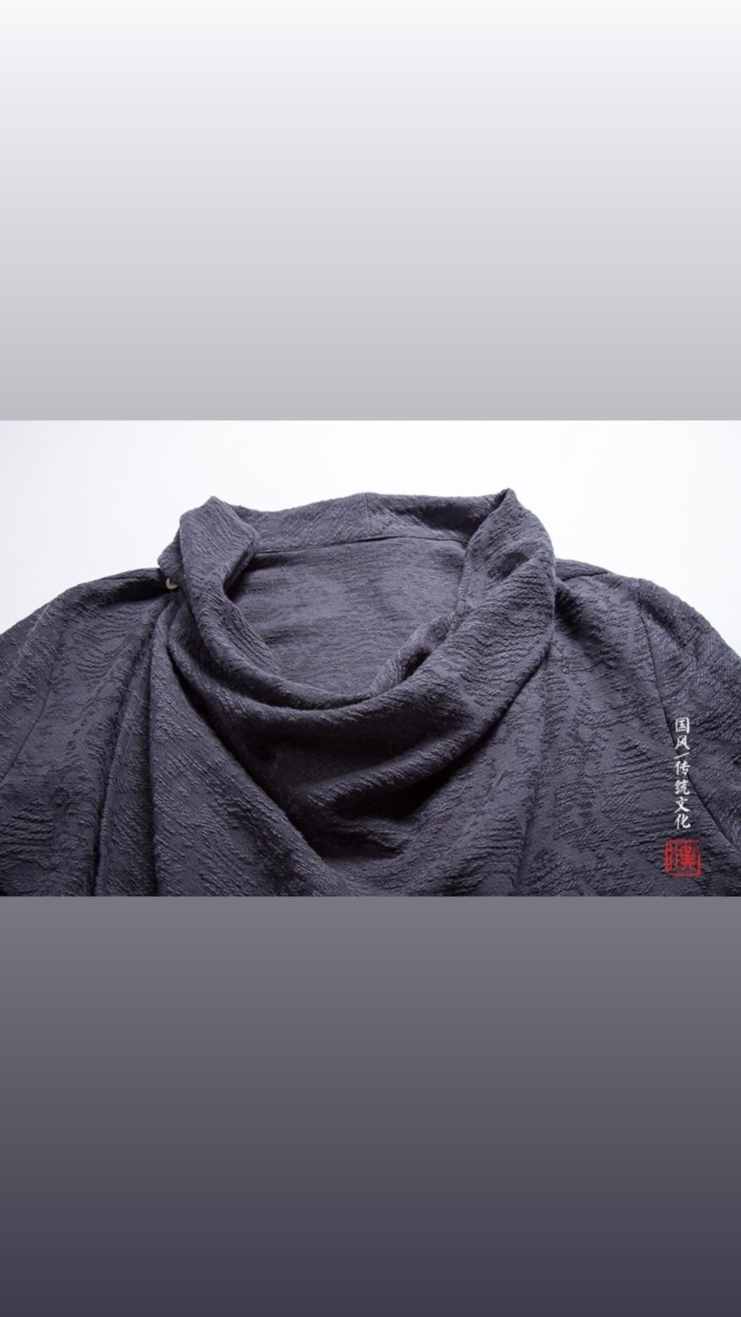 Tao One Tech™ • Yin–Yang Jacquard Coat • All-Season Cardigan Jacket • Tech Pockets • Gender Neutral • Cotton Linen