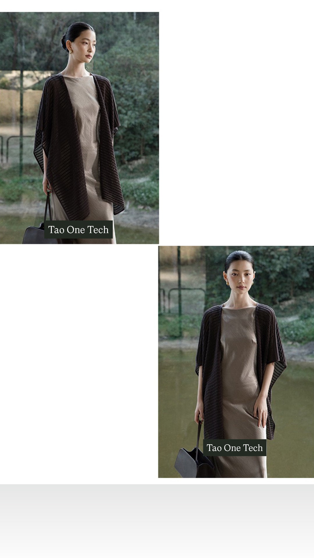 Tao One Tech™ • Silky Breeze Shawl Sunscreen Layer • 3-in-1 Transforming Layer • Tencel Lyocell