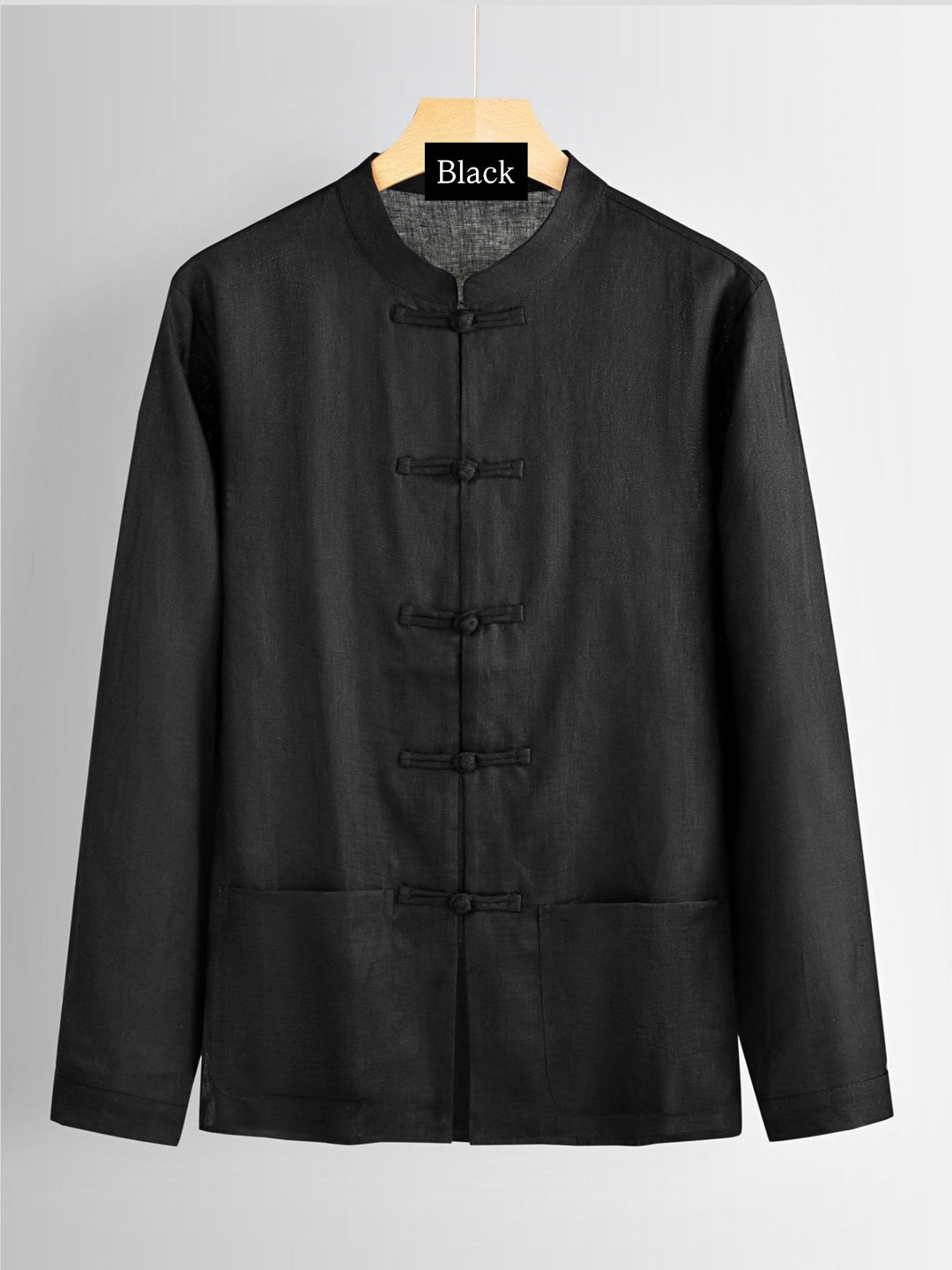 Tao One Tech™ • Business Qigong Shirt Jacket • Chinoiserie • Tech Pockets • Sunscreen Layer • All Season Layering • Natural Air Conditioner • Premium Pure Linen • Men’s Sizes M-5XL • Limited Edition