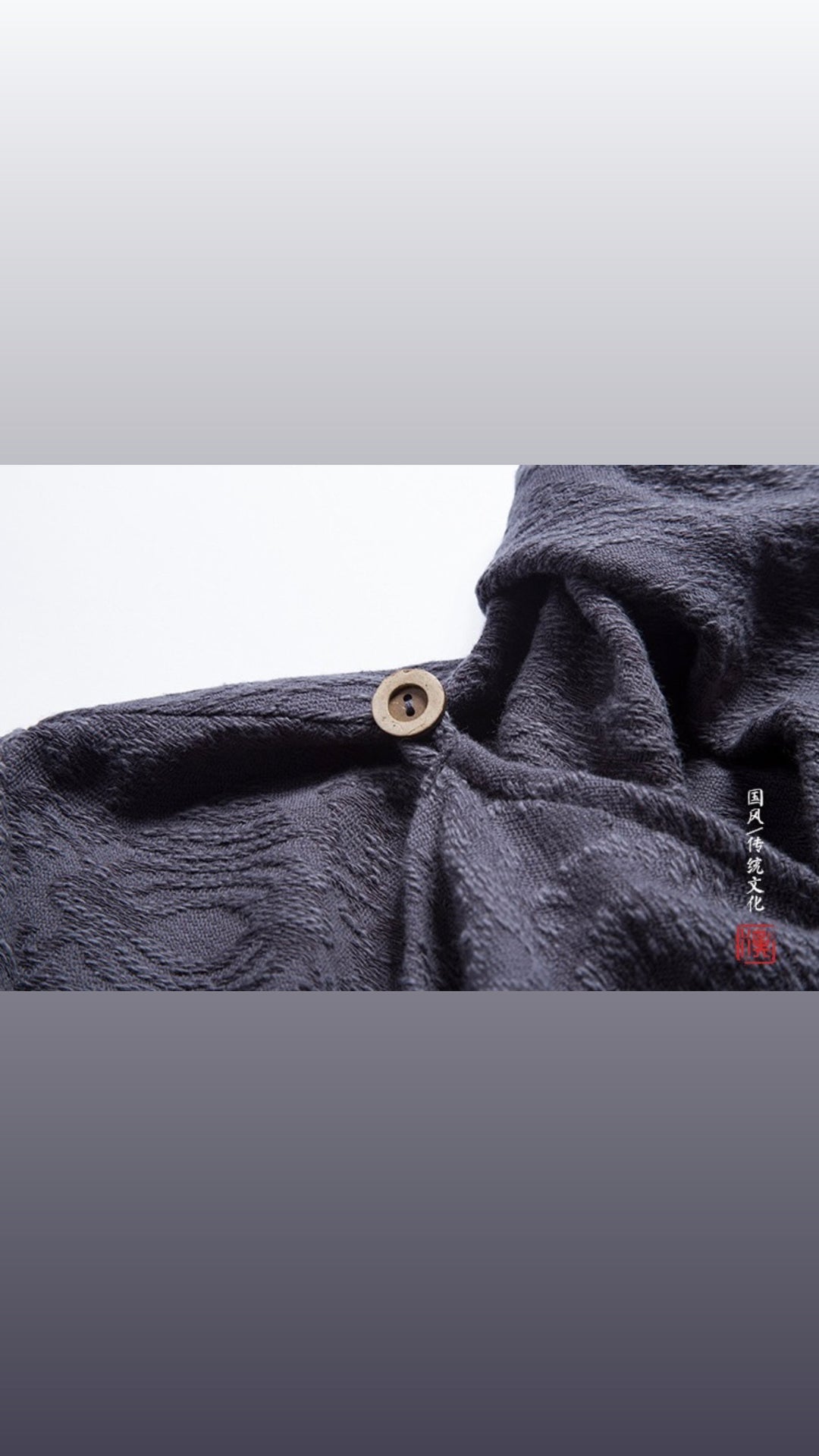 Tao One Tech™ • Yin–Yang Jacquard Coat • All-Season Cardigan Jacket • Tech Pockets • Gender Neutral • Cotton Linen