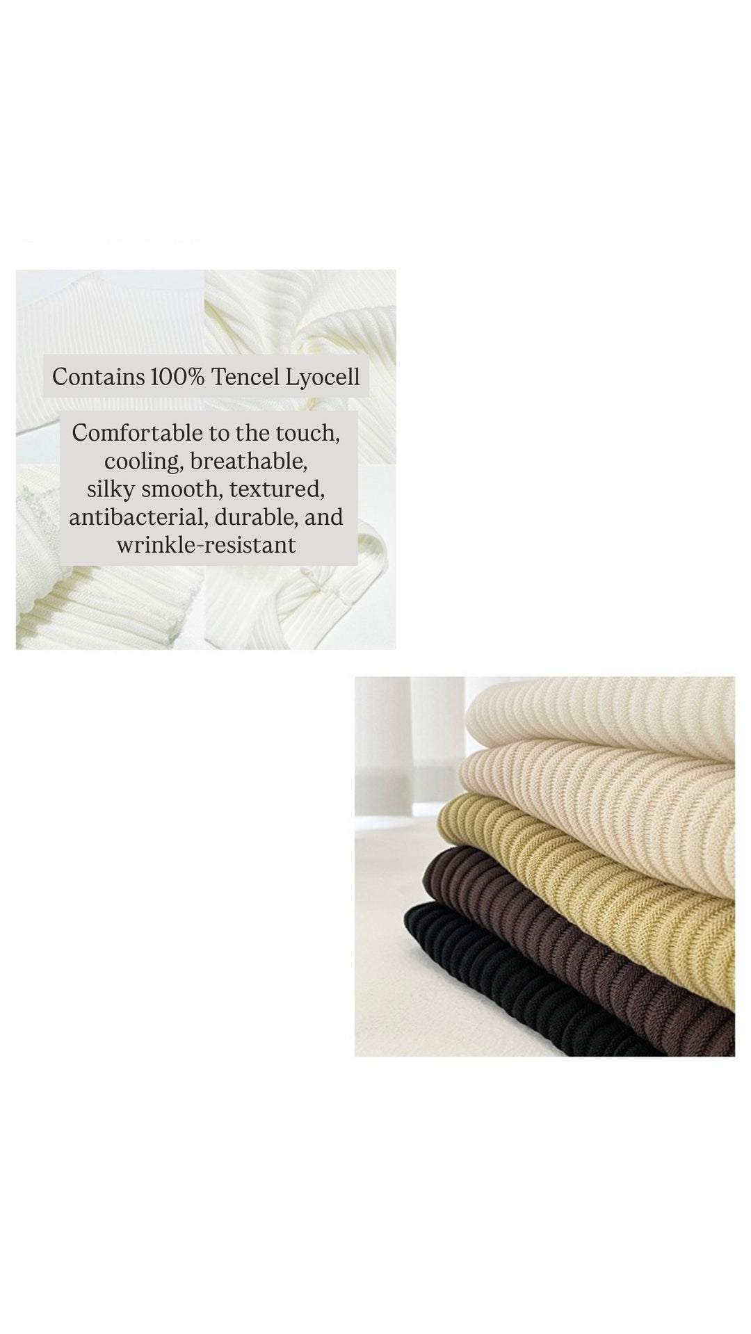 Tao One Tech™ • Silky Breeze Knit Cover Top • Tencel Lyocell