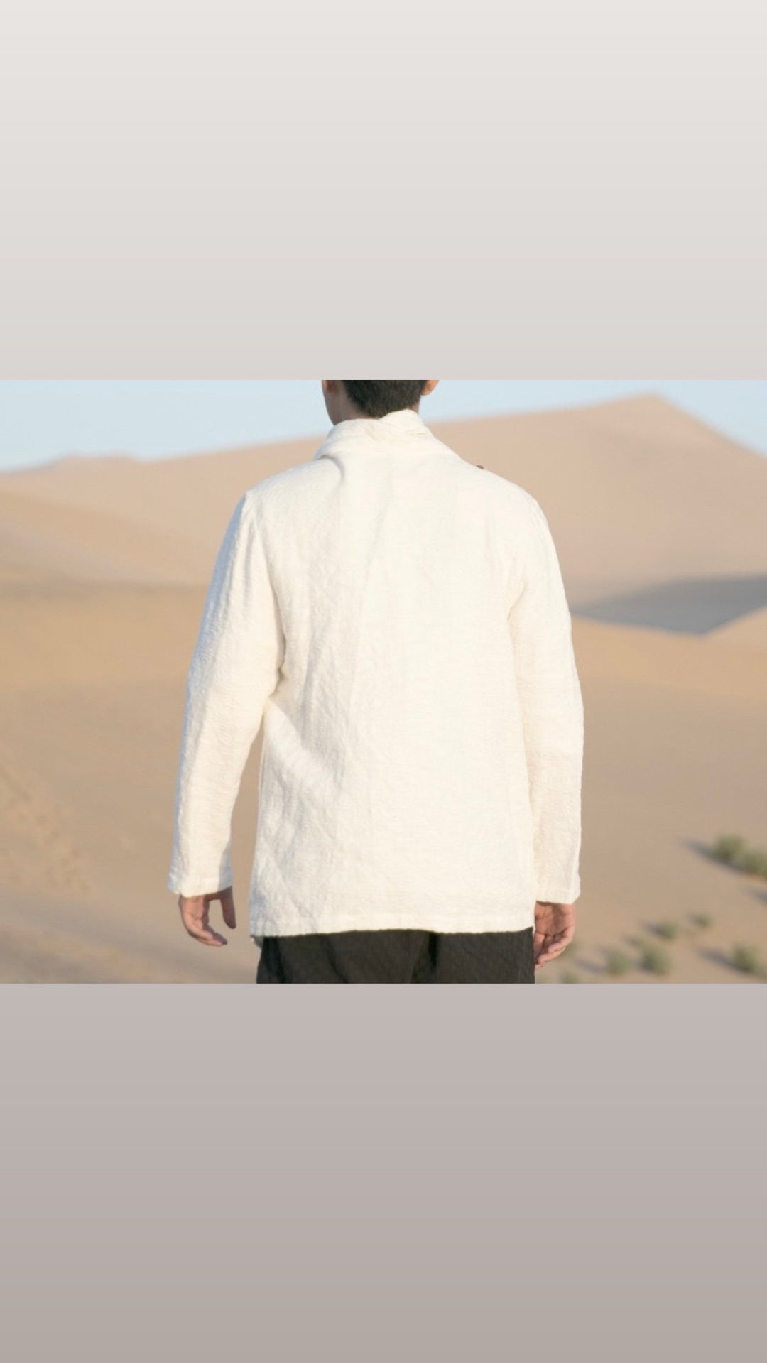 Tao One Tech™ • Yin–Yang Jacquard Coat • All-Season Cardigan Jacket • Tech Pockets • Gender Neutral • Cotton Linen