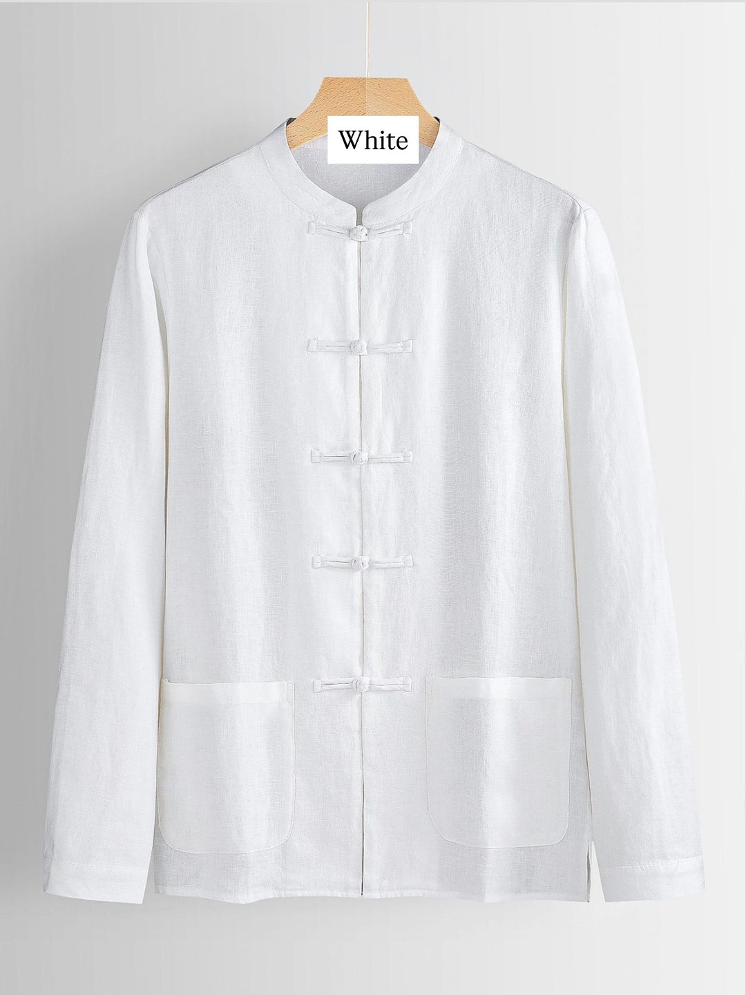 Tao One Tech™ • Business Qigong Shirt Jacket • Chinoiserie • Tech Pockets • Sunscreen Layer • All Season Layering • Natural Air Conditioner • Premium Pure Linen • Men’s Sizes M-5XL • Limited Edition
