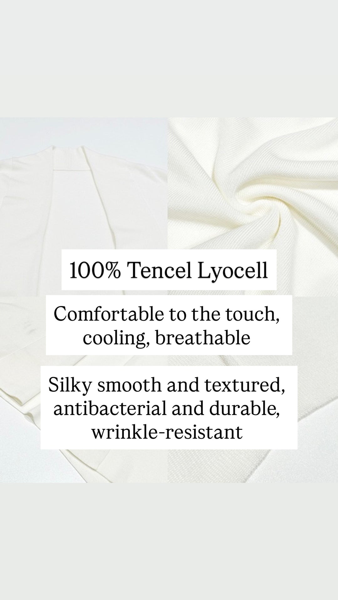 Tao One Tech™ • Silky Breeze Cardigan Kimono • Tencel Lyocell