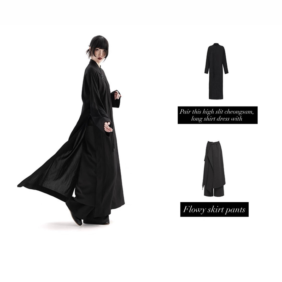 Tao One Tech™ • Shepherd Mountain & Sea Cheongsam Dress