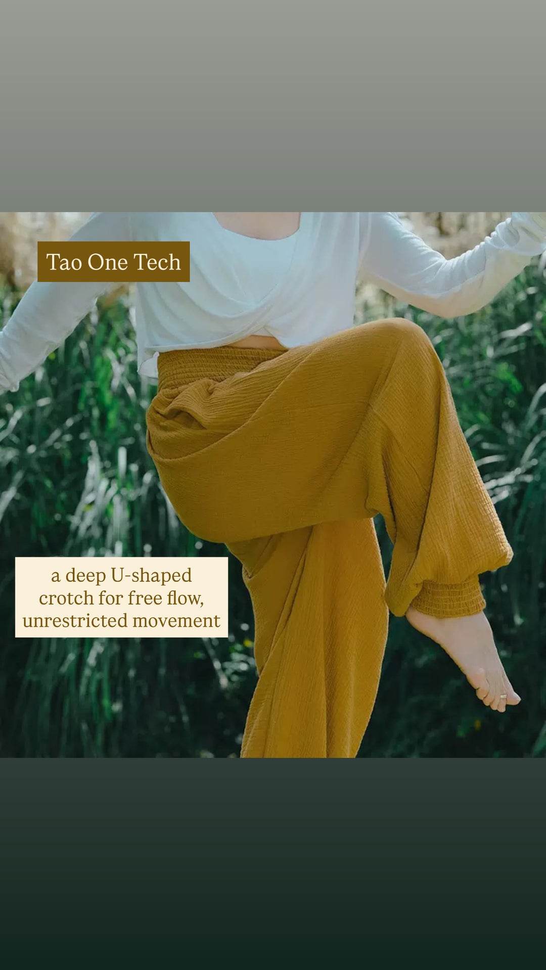 Tao One Tech™ • Cloud Ease Bamboo Lantern Yoga Pants • Tech Pockets • Double-Layer Pure Cotton • Sizes S-XL