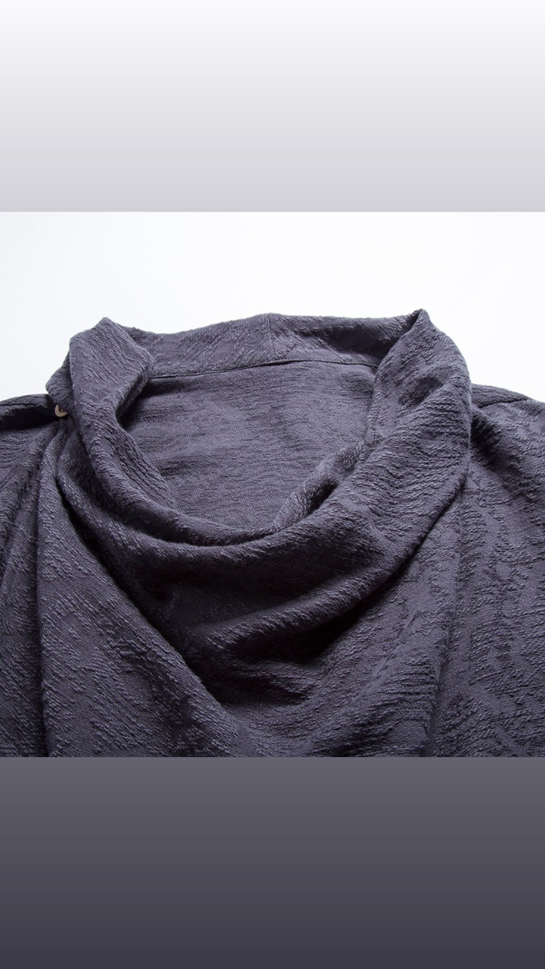 Tao One Tech™ • Yin–Yang Jacquard Coat • All-Season Cardigan Jacket • Tech Pockets • Gender Neutral • Cotton Linen