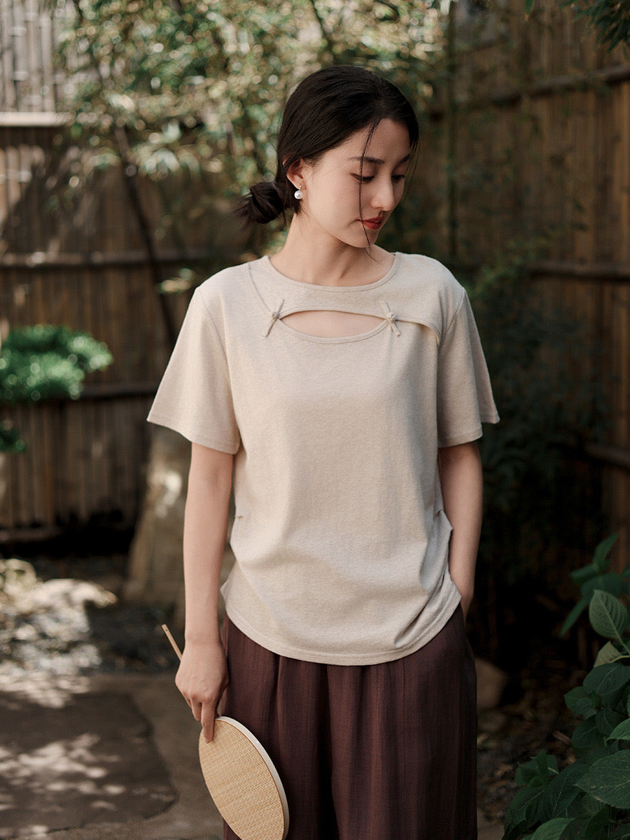 Tao One Tech™ • Jade Moon Tea Shirt • Hemp Cotton