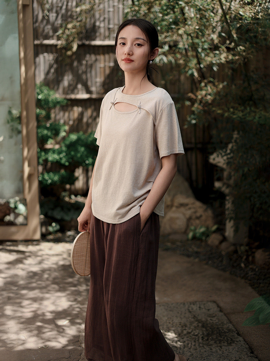 Tao One Tech™ • Jade Moon Tea Shirt • Hemp Cotton