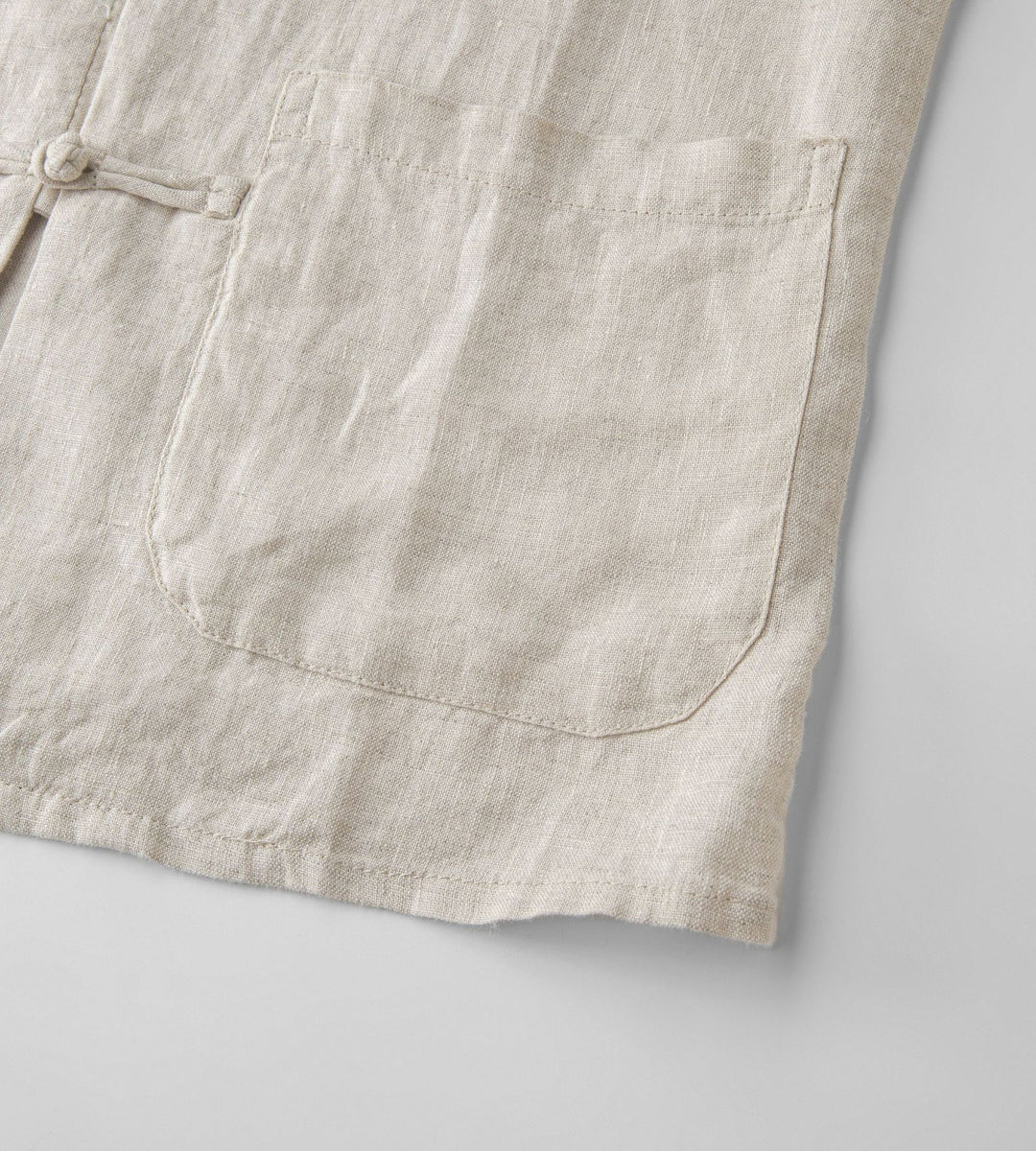 Tao One Tech™ • Business Qigong Shirt Jacket • Chinoiserie • Tech Pockets • Sunscreen Layer • All Season Layering • Natural Air Conditioner • Premium Pure Linen • Men’s Sizes M-5XL • Limited Edition
