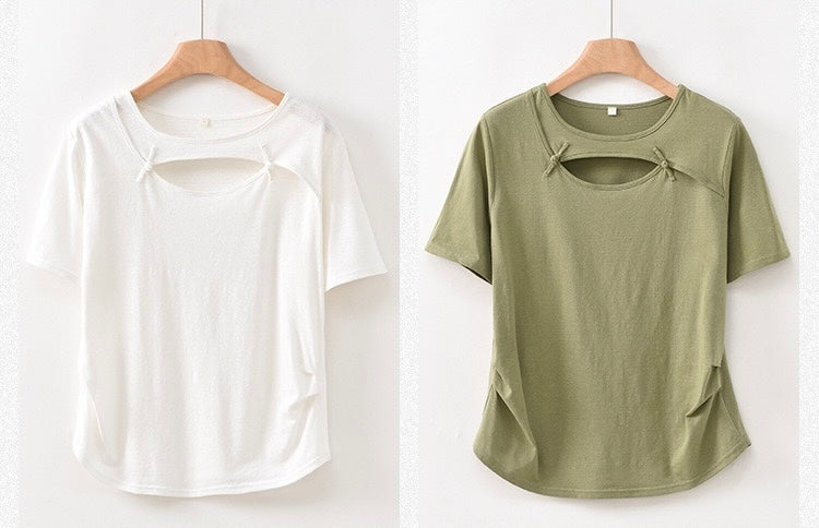 Tao One Tech™ • Jade Moon Tea Shirt • Hemp Cotton
