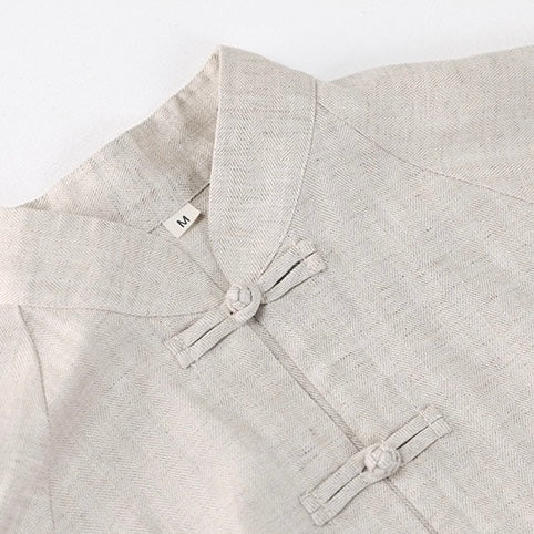 Tao One Tech™ • The Pumpkin Set • Shirt and Pants • Cotton Linen • Sizes S-L