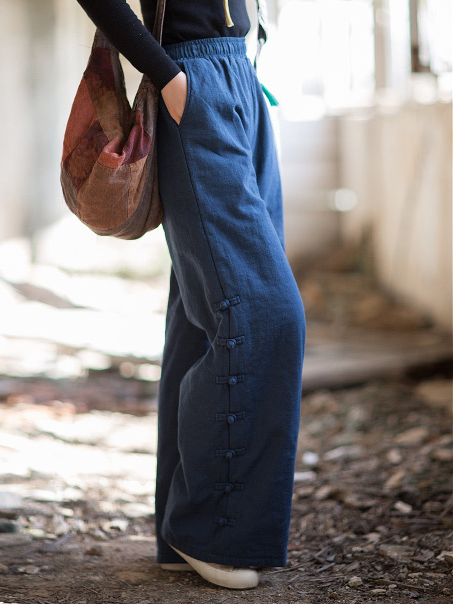 Tao Triple Tech™ • Beautification Triple Quilt Pants • Straight-Leg • Tech Pockets • Plant-Based • Ramie Cotton