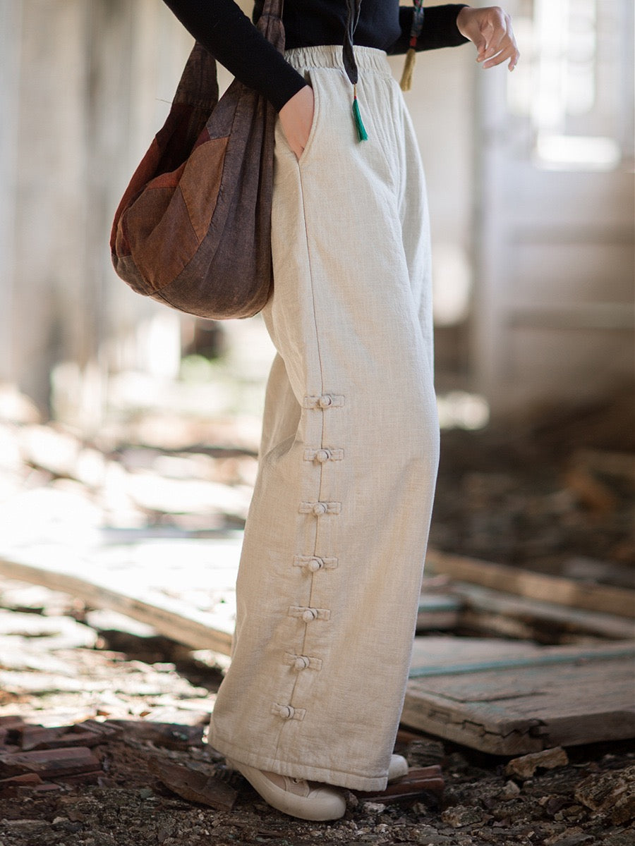 Tao Triple Tech™ • Beautification Triple Quilt Pants • Straight-Leg • Tech Pockets • Plant-Based • Ramie Cotton