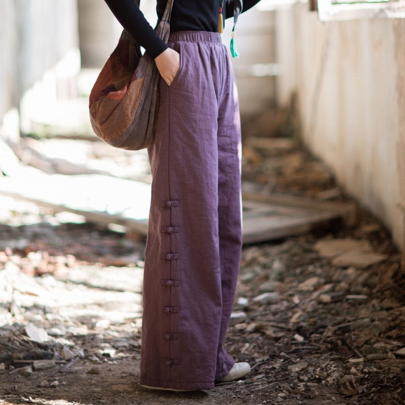Tao Triple Tech™ • Beautification Triple Quilt Pants • Straight-Leg • Tech Pockets • Plant-Based • Ramie Cotton