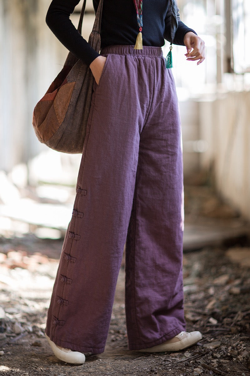 Tao Triple Tech™ • Beautification Triple Quilt Pants • Straight-Leg • Tech Pockets • Plant-Based • Ramie Cotton