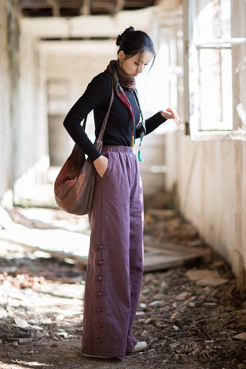 Tao Triple Tech™ • Beautification Triple Quilt Pants • Straight-Leg • Tech Pockets • Plant-Based • Ramie Cotton