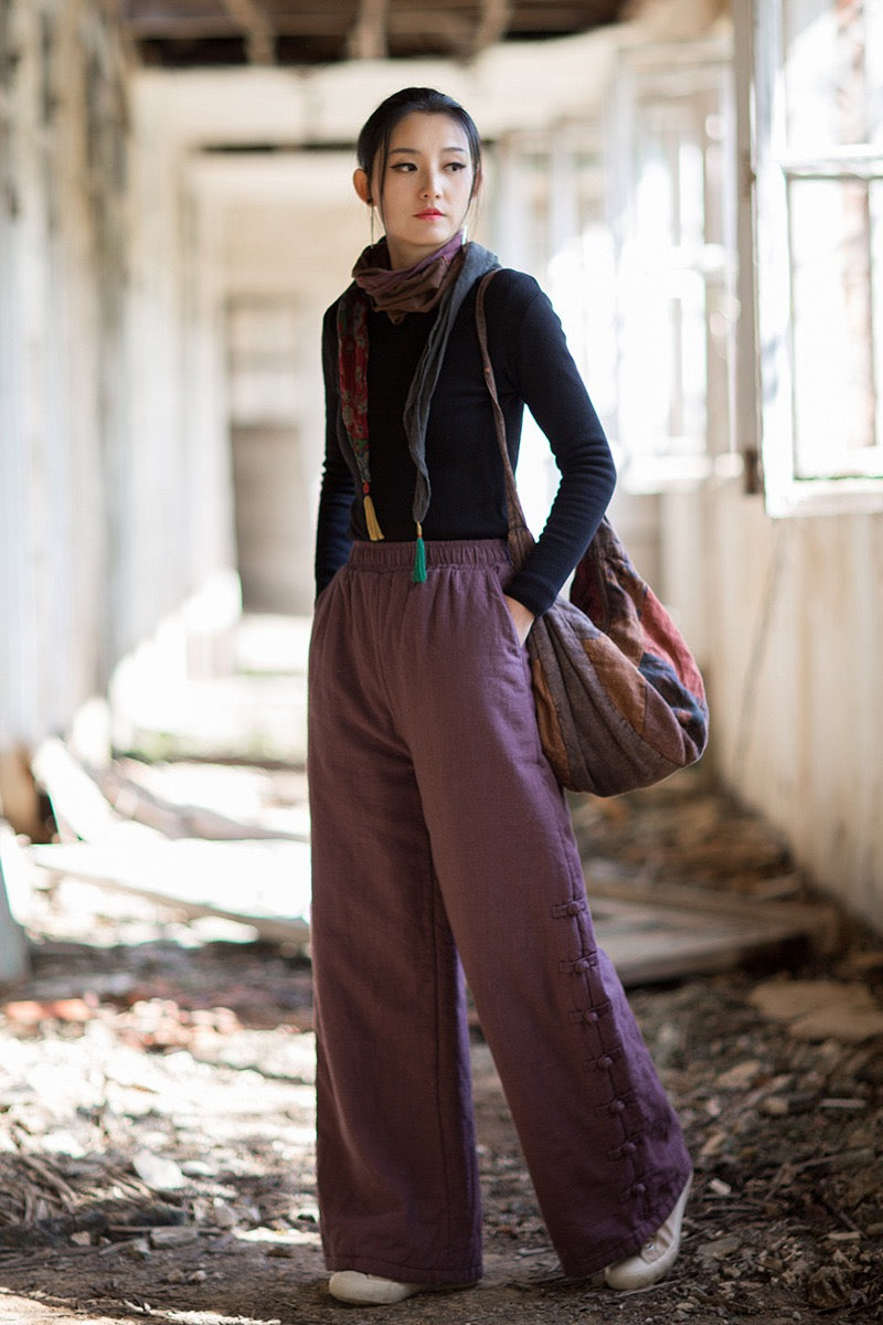 Tao Triple Tech™ • Beautification Triple Quilt Pants • Straight-Leg • Tech Pockets • Plant-Based • Ramie Cotton