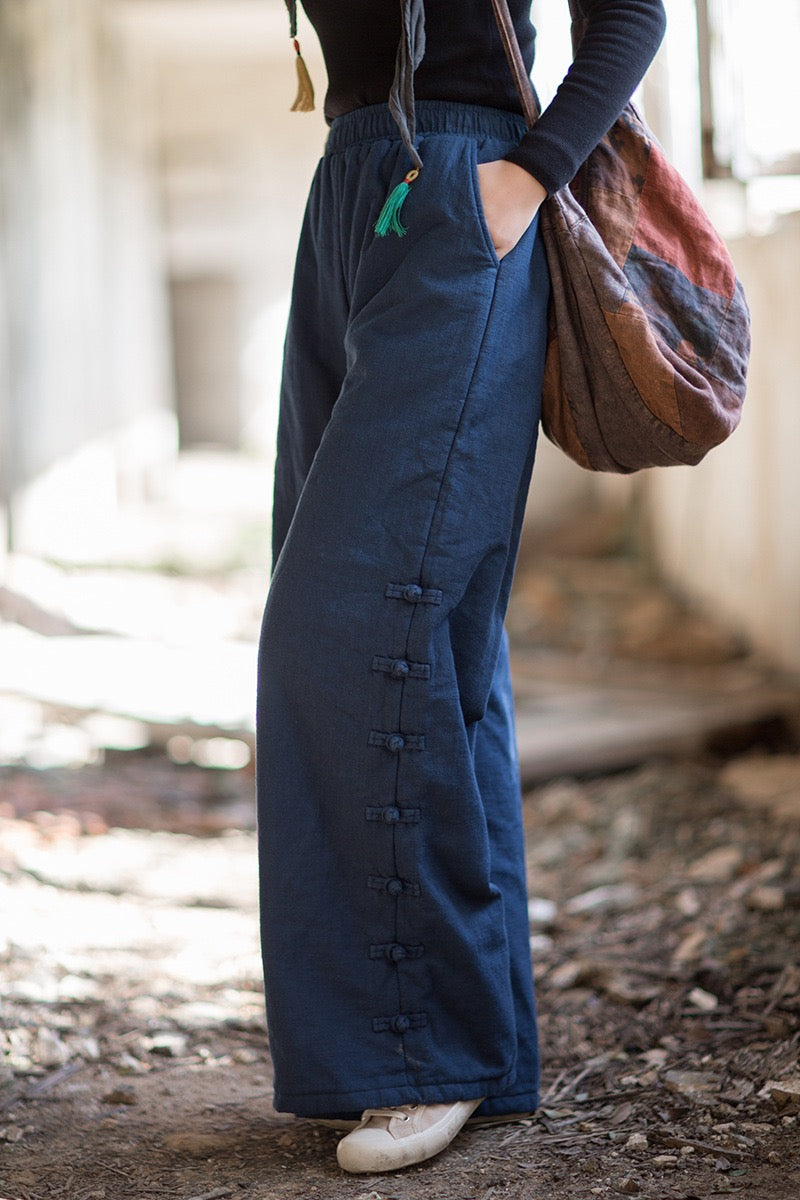 Tao Triple Tech™ • Beautification Triple Quilt Pants • Straight-Leg • Tech Pockets • Plant-Based • Ramie Cotton