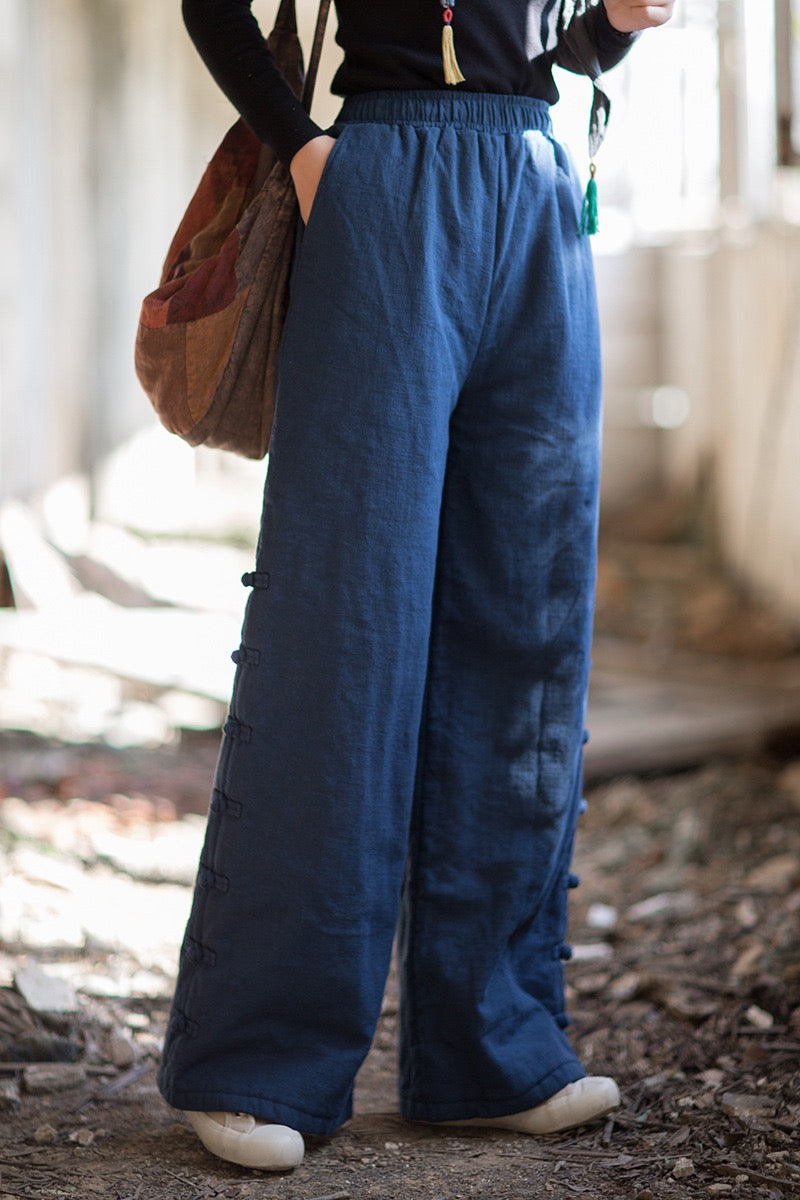 Tao Triple Tech™ • Beautification Triple Quilt Pants • Straight-Leg • Tech Pockets • Plant-Based • Ramie Cotton