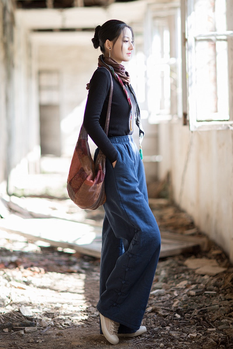 Tao Triple Tech™ • Beautification Triple Quilt Pants • Straight-Leg • Tech Pockets • Plant-Based • Ramie Cotton