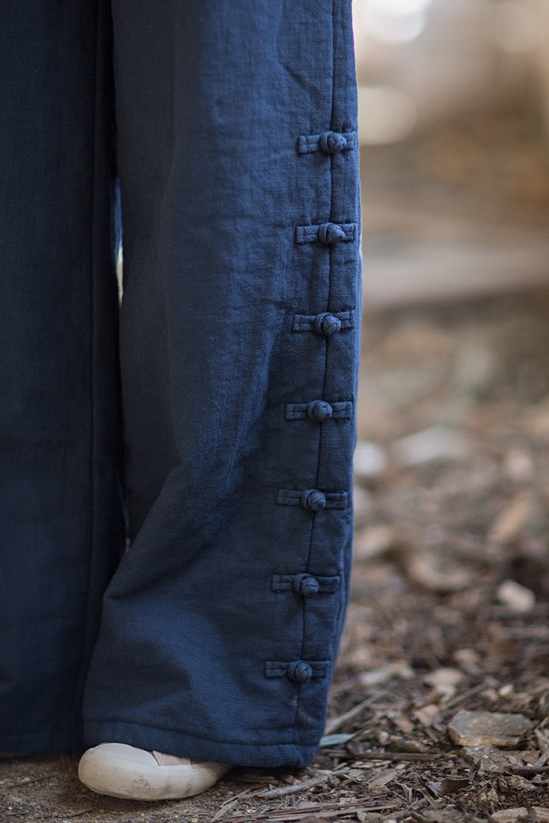 Tao Triple Tech™ • Beautification Triple Quilt Pants • Straight-Leg • Tech Pockets • Plant-Based • Ramie Cotton