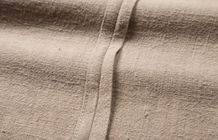 Tao One Tech™ • All-Season Asymmetrical Cloak • Cardigan Jacket • Tech Pockets • Gender Neutral • Cotton Linen