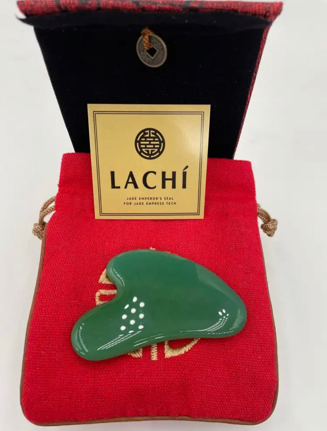 The Dao 道 of Zen Jade Green Gua Sha • Includes Gift Box