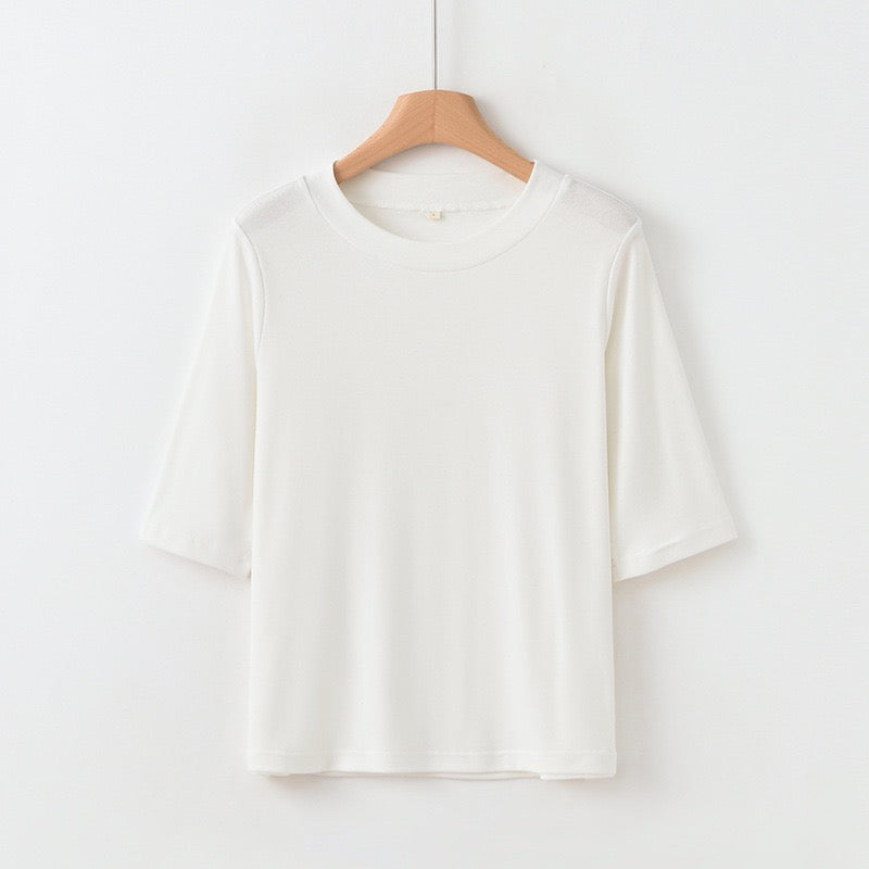 Tao One Tech™ • Summer Breeze Flow Tee • Tencel Cotton Linen T-Shirt