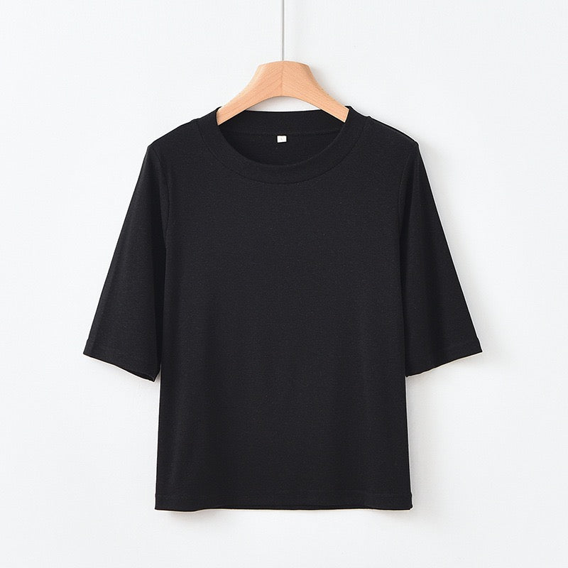 Tao One Tech™ • Summer Breeze Flow Tee • Tencel Cotton Linen T-Shirt