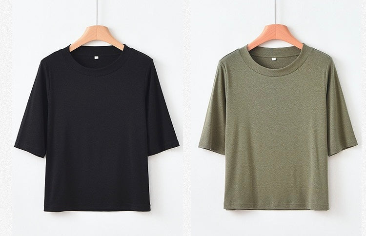 Tao One Tech™ • Summer Breeze Flow Tee • Tencel Cotton Linen T-Shirt