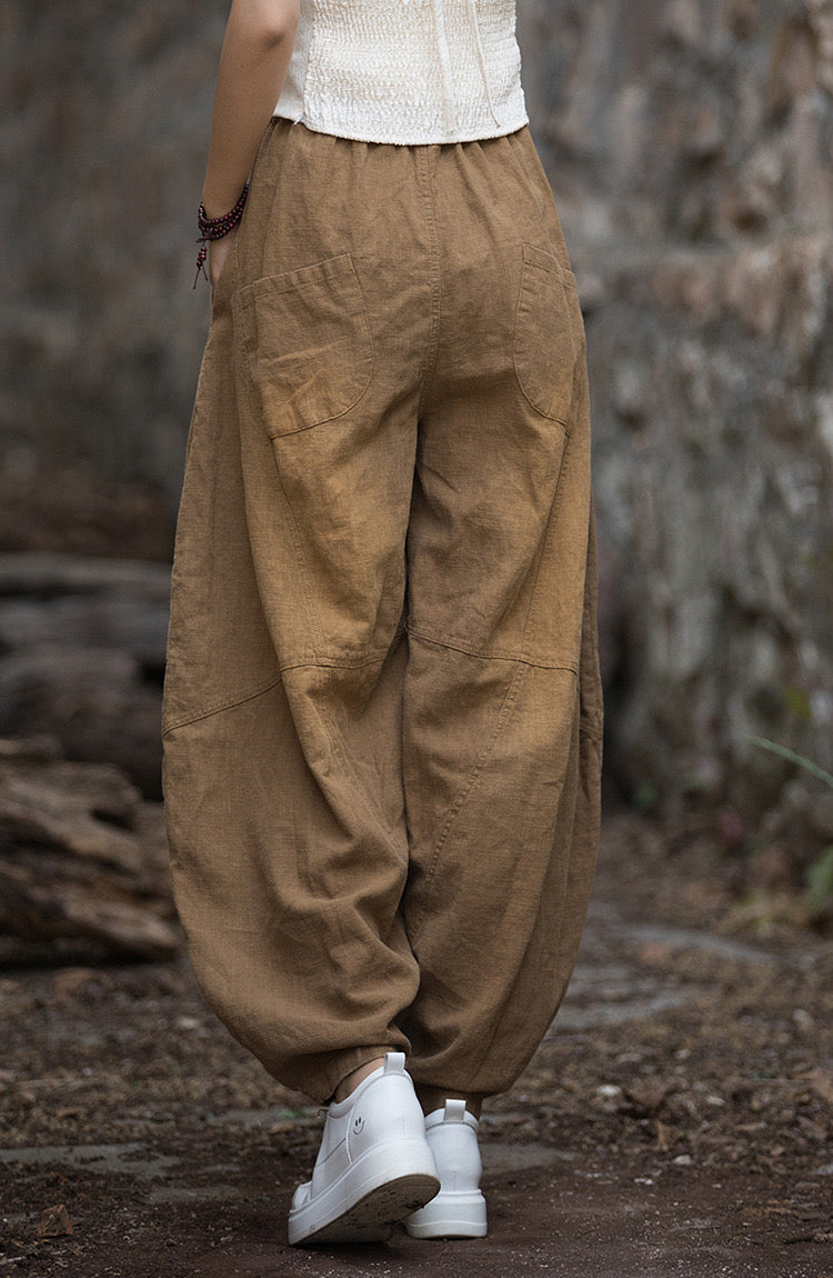 The Dao 道 of Zen Tai Chi Repair Pants • Bronze Gradient Finish • Thick, Breathable • Qi Flow • Gender Neutral