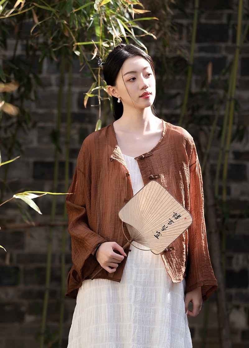Tao One Tech™ • Tao Fairy Sunscreen Cardigan • Kimono • Hanfu • Air Conditioning Shirt • Butterfly Bat Wing Sleeves • Cooling • Sheer • Translucent • Regenerated Cellulose Fibre