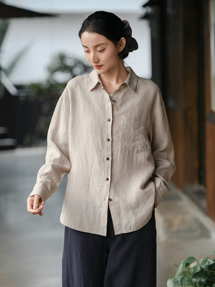 Tao One Tech™ • Business Flow Dress Shirt • Relaxed Tailored Fit • Sunscreen Layer • All Season Layering • Pure Hemp • Sizes M–XXL