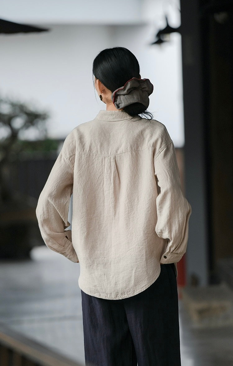 Tao One Tech™ • Business Flow Dress Shirt • Relaxed Tailored Fit • Sunscreen Layer • All Season Layering • Pure Hemp • Sizes M–XXL