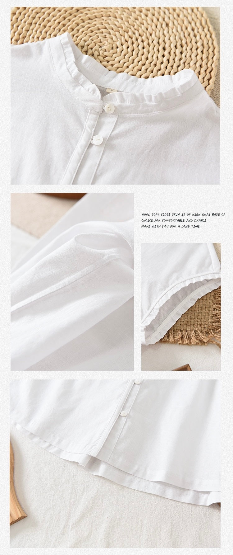 Tao One Tech™ • Business Qigong Flow Shirt • Short-Sleeve • Cotton Linen • Sizes M-XXL