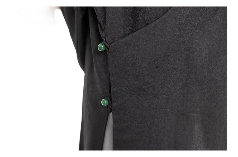 Tao One Tech™ • Shepherd Mountain & Sea Cheongsam Dress