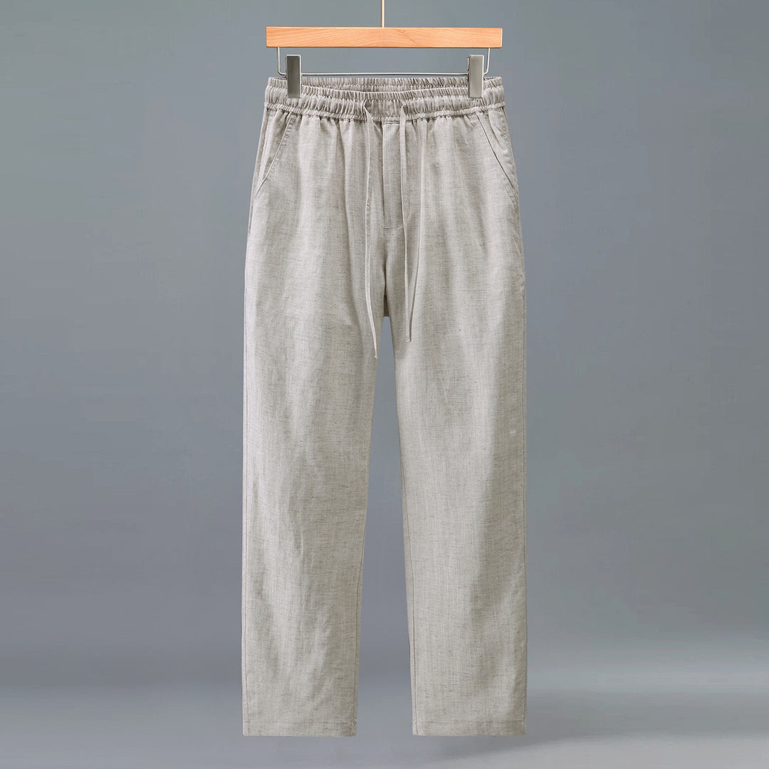 Tao One Tech™ • Yang Business Flow Pants • Sunscreen Layer • All Season Layering • Tech Pockets • Cooling • Tencel Lyocell Linen • Men’s Sizes M–3XL