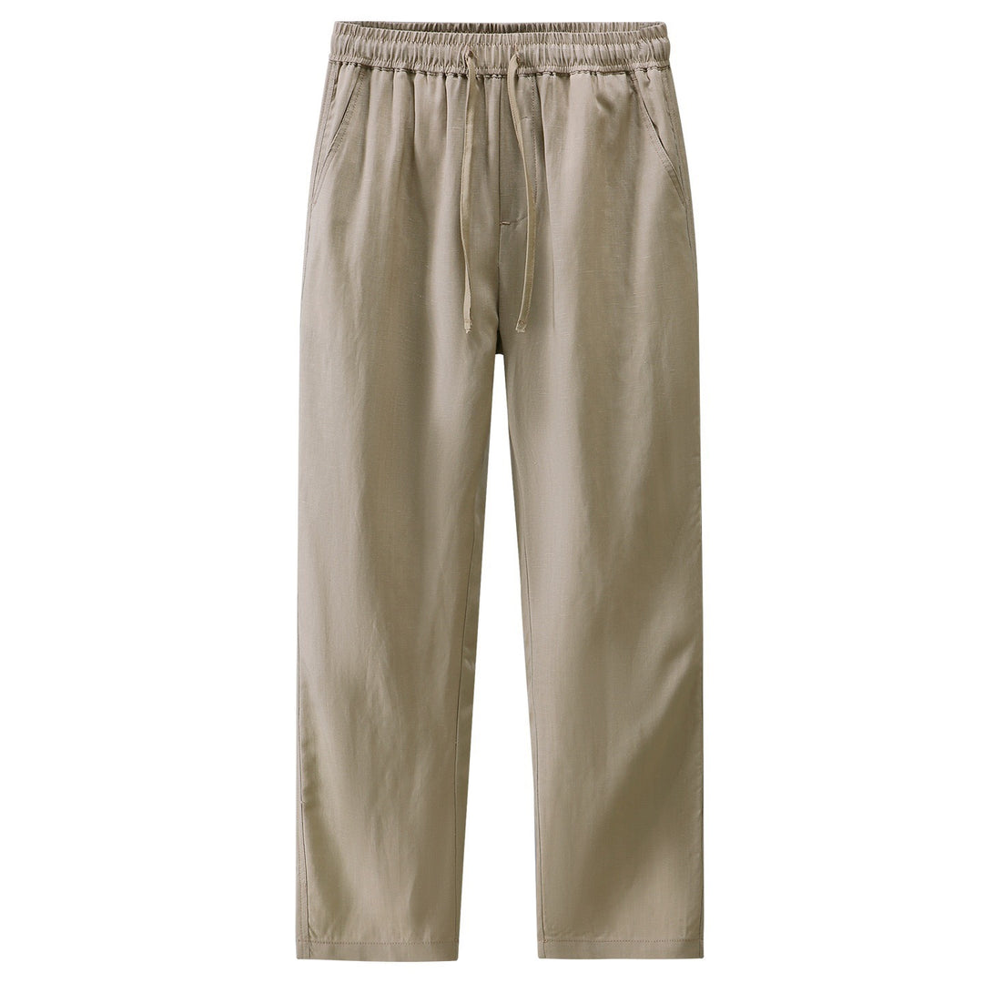 Tao One Tech™ • Yang Business Flow Pants • Sunscreen Layer • All Season Layering • Tech Pockets • Cooling • Tencel Lyocell Linen • Men’s Sizes M–3XL