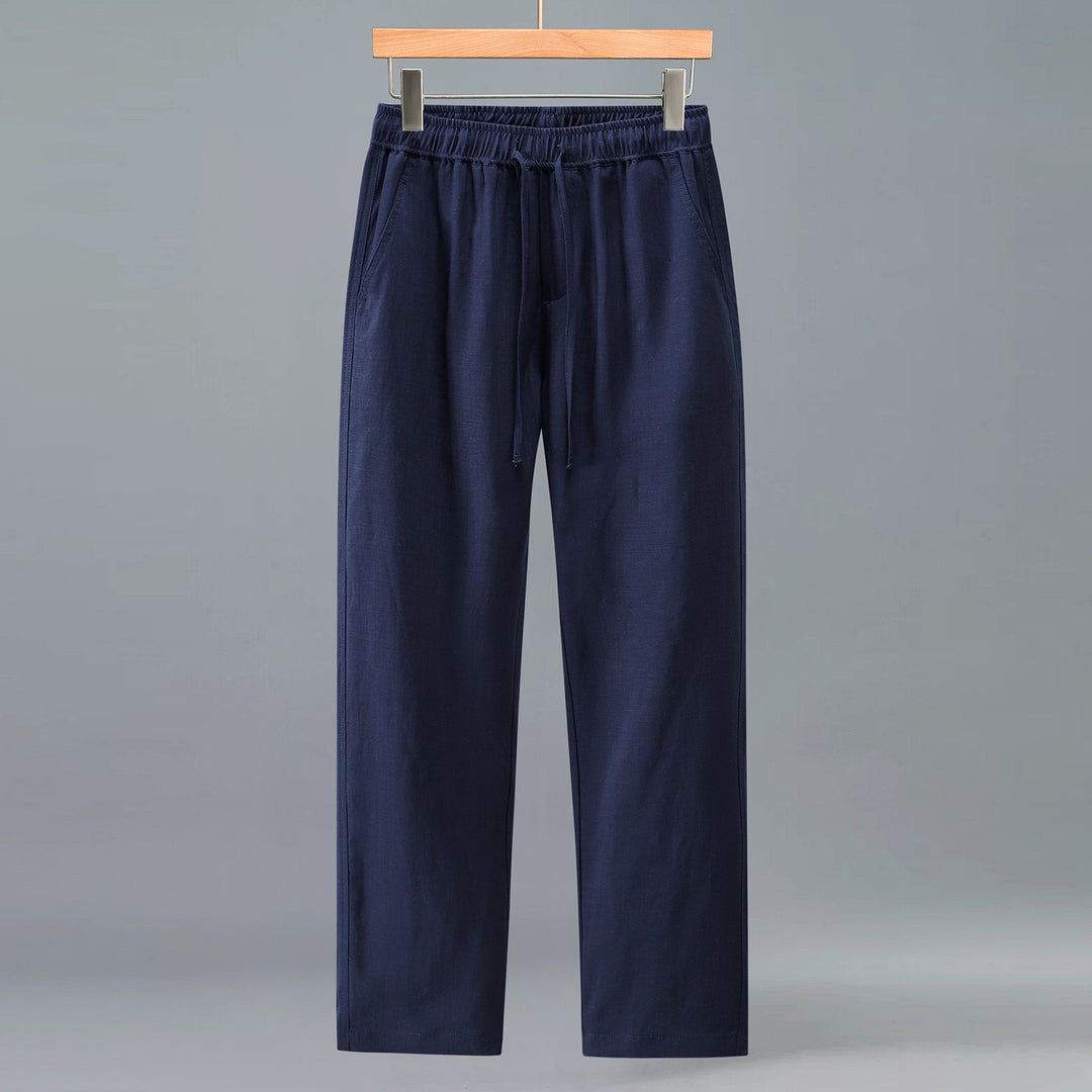 Tao One Tech™ • Yang Business Flow Pants • Sunscreen Layer • All Season Layering • Tech Pockets • Cooling • Tencel Lyocell Linen • Men’s Sizes M–3XL