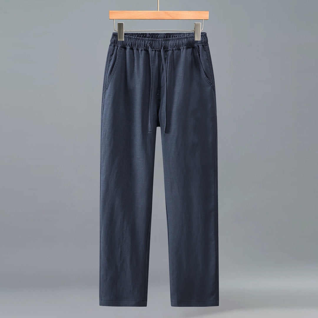 Tao One Tech™ • Yang Business Flow Pants • Sunscreen Layer • All Season Layering • Tech Pockets • Cooling • Tencel Lyocell Linen • Men’s Sizes M–3XL