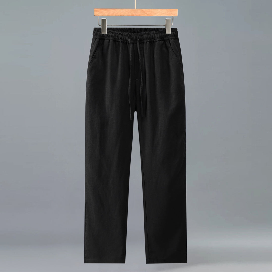 Tao One Tech™ • Yang Business Flow Pants • Sunscreen Layer • All Season Layering • Tech Pockets • Cooling • Tencel Lyocell Linen • Men’s Sizes M–3XL