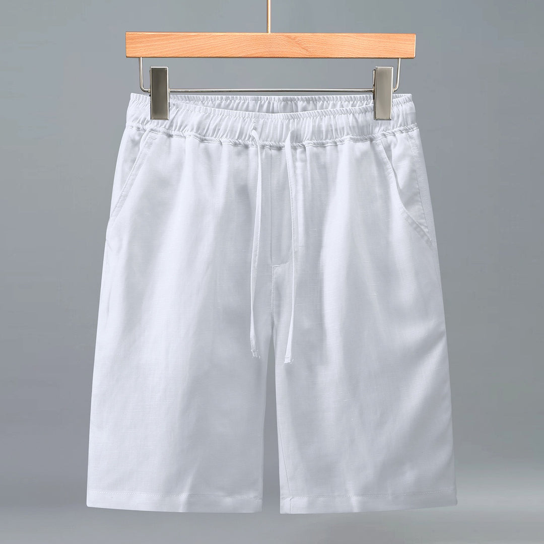 Tao One Tech™ • Yang Business Flow Shorts • Sunscreen Layer • All Season Layering • Cooling • Tencel Lyocell Linen • Men’s Sizes M–3XL