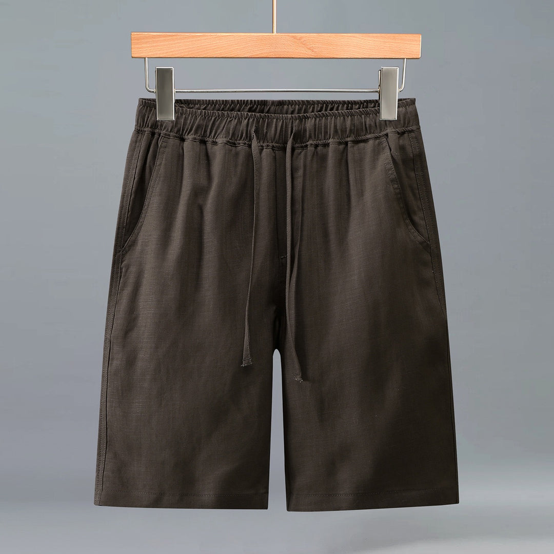 Tao One Tech™ • Yang Business Flow Shorts • Sunscreen Layer • All Season Layering • Cooling • Tencel Lyocell Linen • Men’s Sizes M–3XL