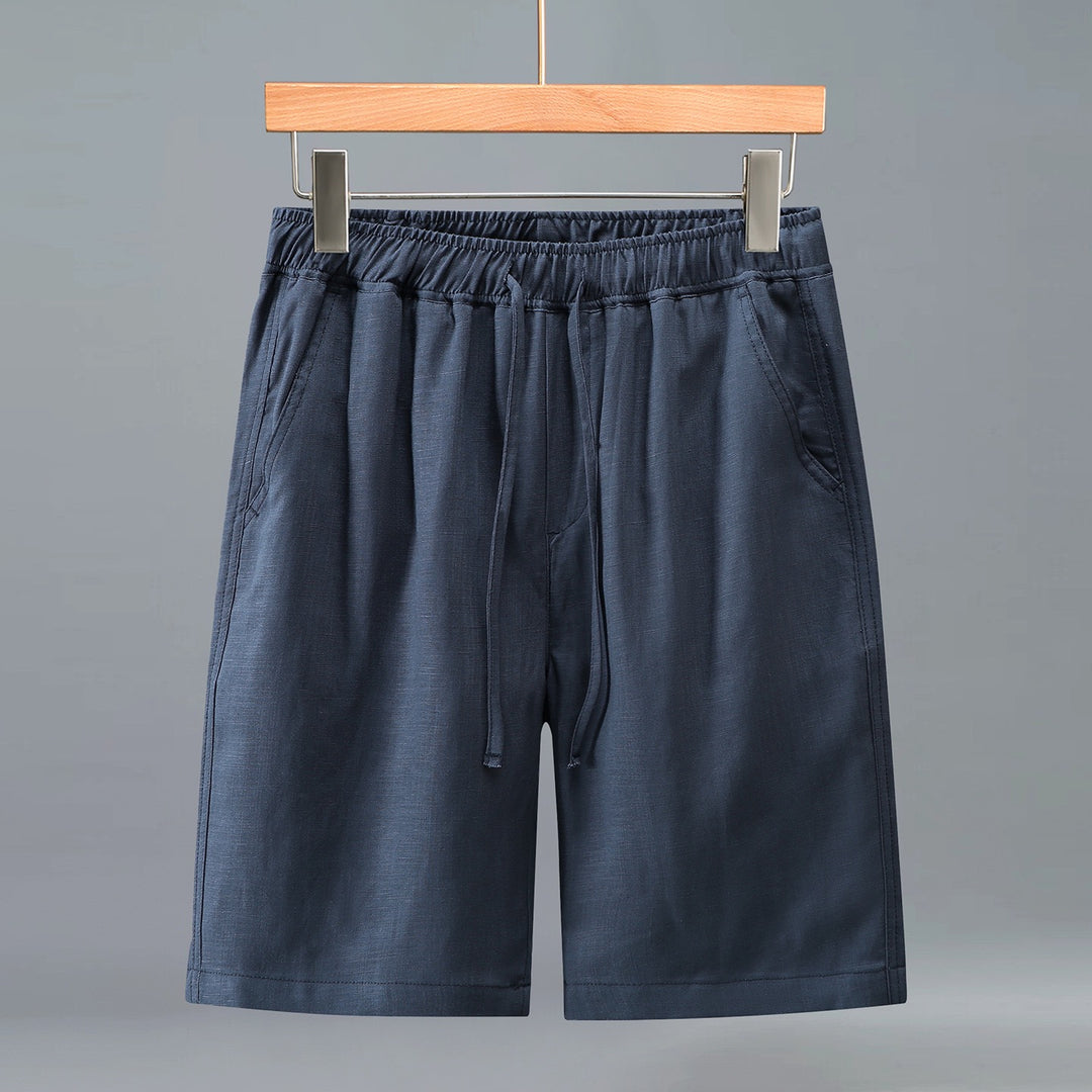 Tao One Tech™ • Yang Business Flow Shorts • Sunscreen Layer • All Season Layering • Cooling • Tencel Lyocell Linen • Men’s Sizes M–3XL