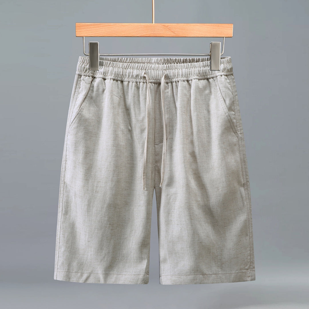 Tao One Tech™ • Yang Business Flow Shorts • Sunscreen Layer • All Season Layering • Cooling • Tencel Lyocell Linen • Men’s Sizes M–3XL
